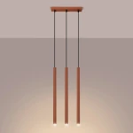 Pastelo lampa wisząca 3xG9 ochra czerwona SL.1526