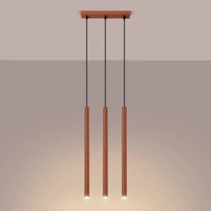 Pastelo lampa wisząca 3xG9 ochra czerwona SL.1526