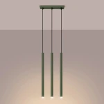 Pastelo lampa wisząca 3xG9 zielona oliwka SL.1520