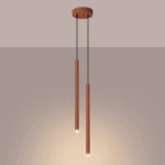 Pastelo lampa wisząca 2xG9 ochra czerwona SL.1525