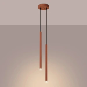 Pastelo lampa wisząca 2xG9 ochra czerwona SL.1525