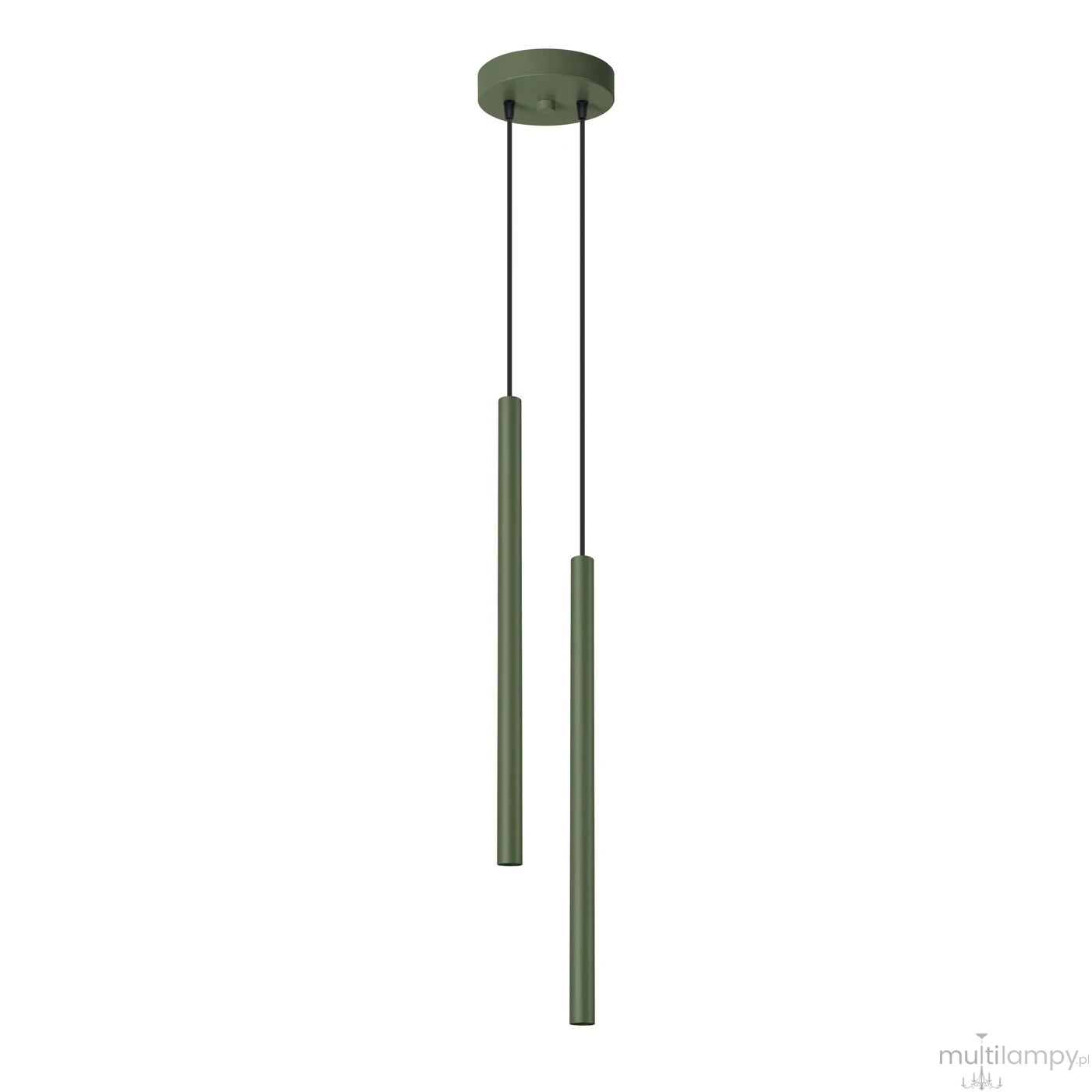 Pastelo lampa wisząca 2xG9 zielona oliwka SL.1519