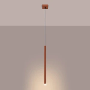 Pastelo lampa wisząca G9 ochra czerwona SL.1524