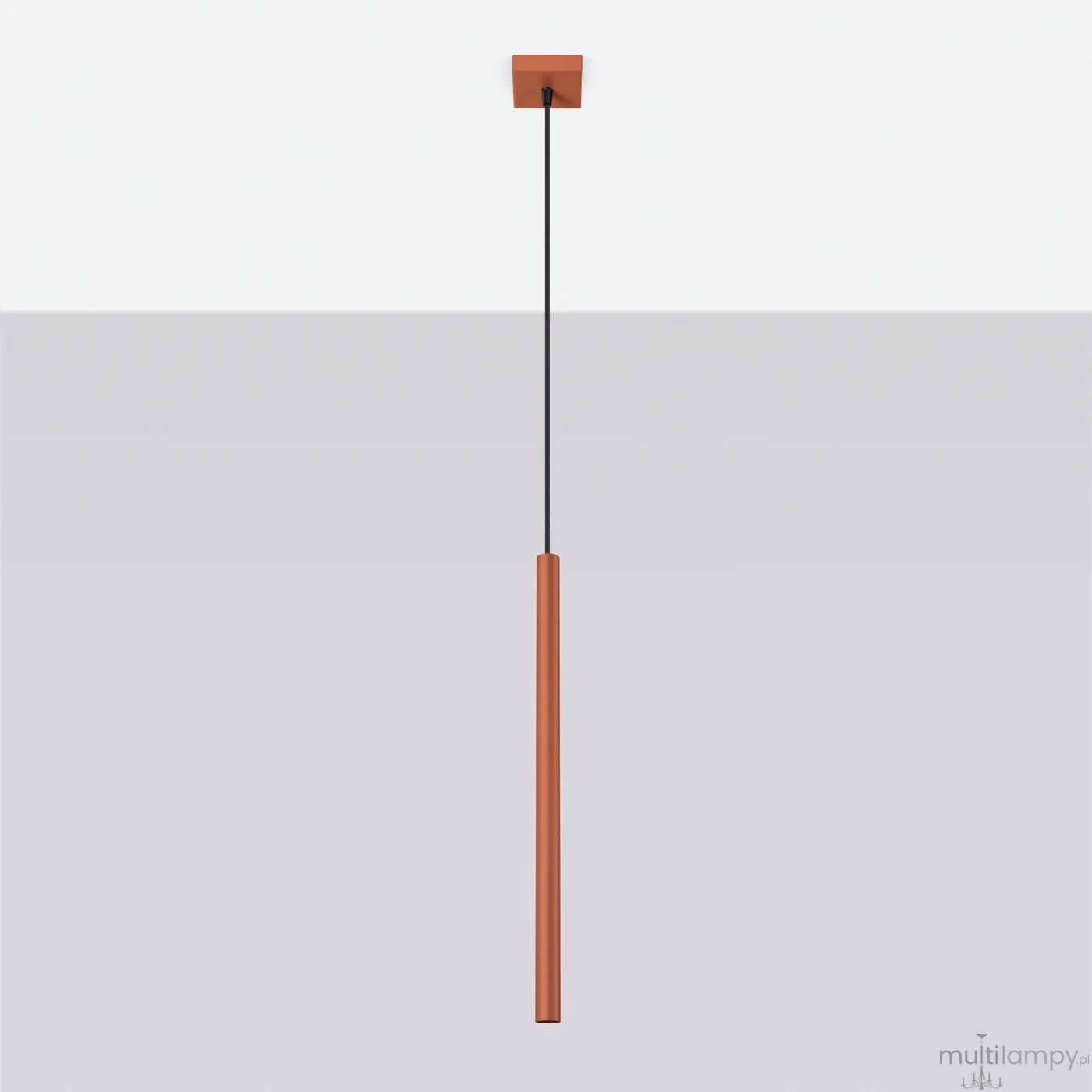 Pastelo lampa wisząca G9 ochra czerwona SL.1524