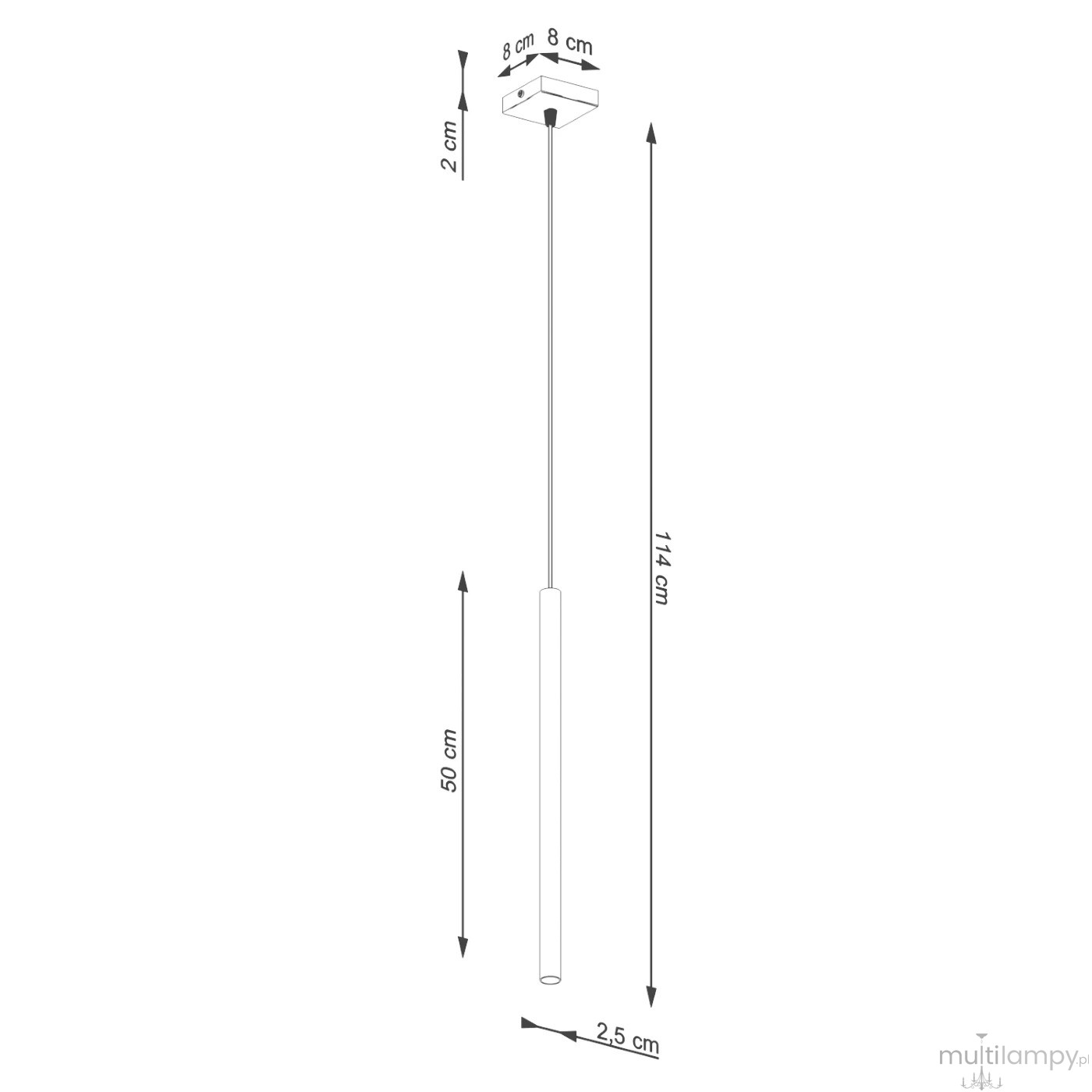 Pastelo lampa wisząca G9 zielona oliwka SL.1518
