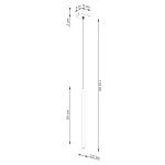 Pastelo lampa wisząca G9 zielona oliwka SL.1518