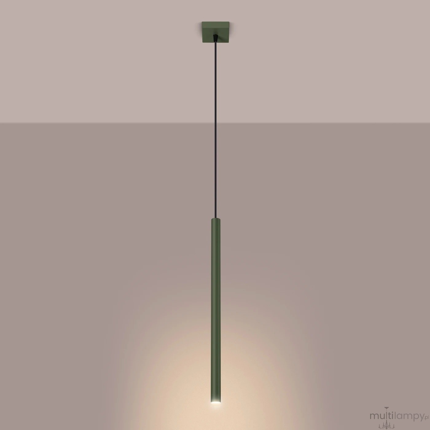 Pastelo lampa wisząca G9 zielona oliwka SL.1518