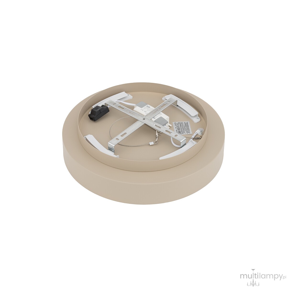 Nikki Round D38 plafon LED 32W 4000K beżowy 12364