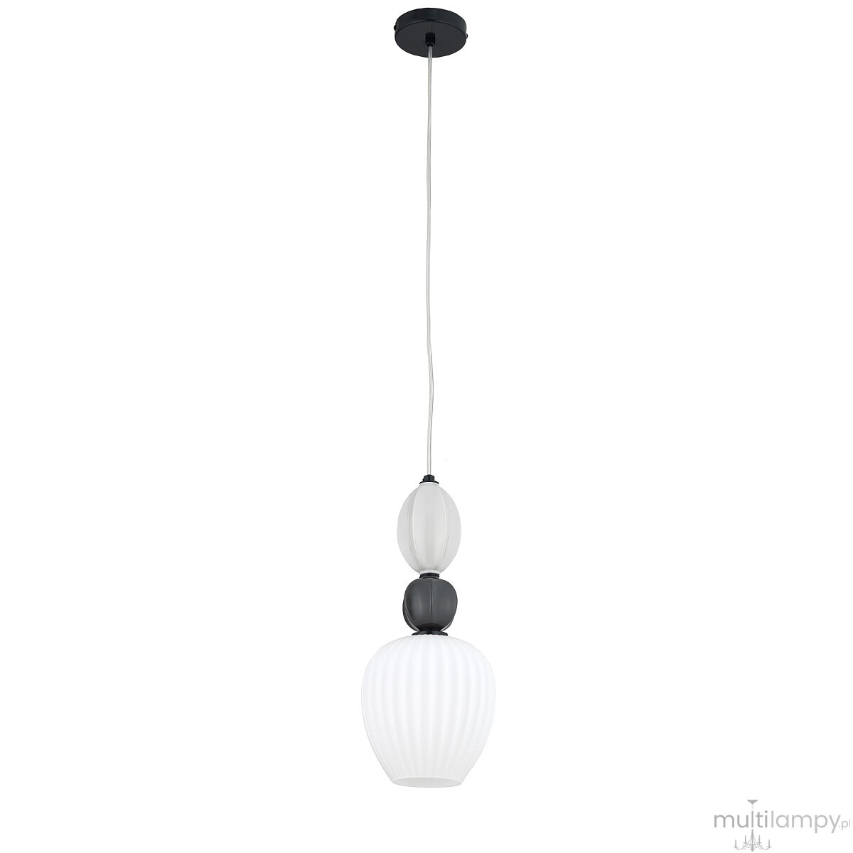 Corals lampa wisząca 1xE27 czarna 11974
