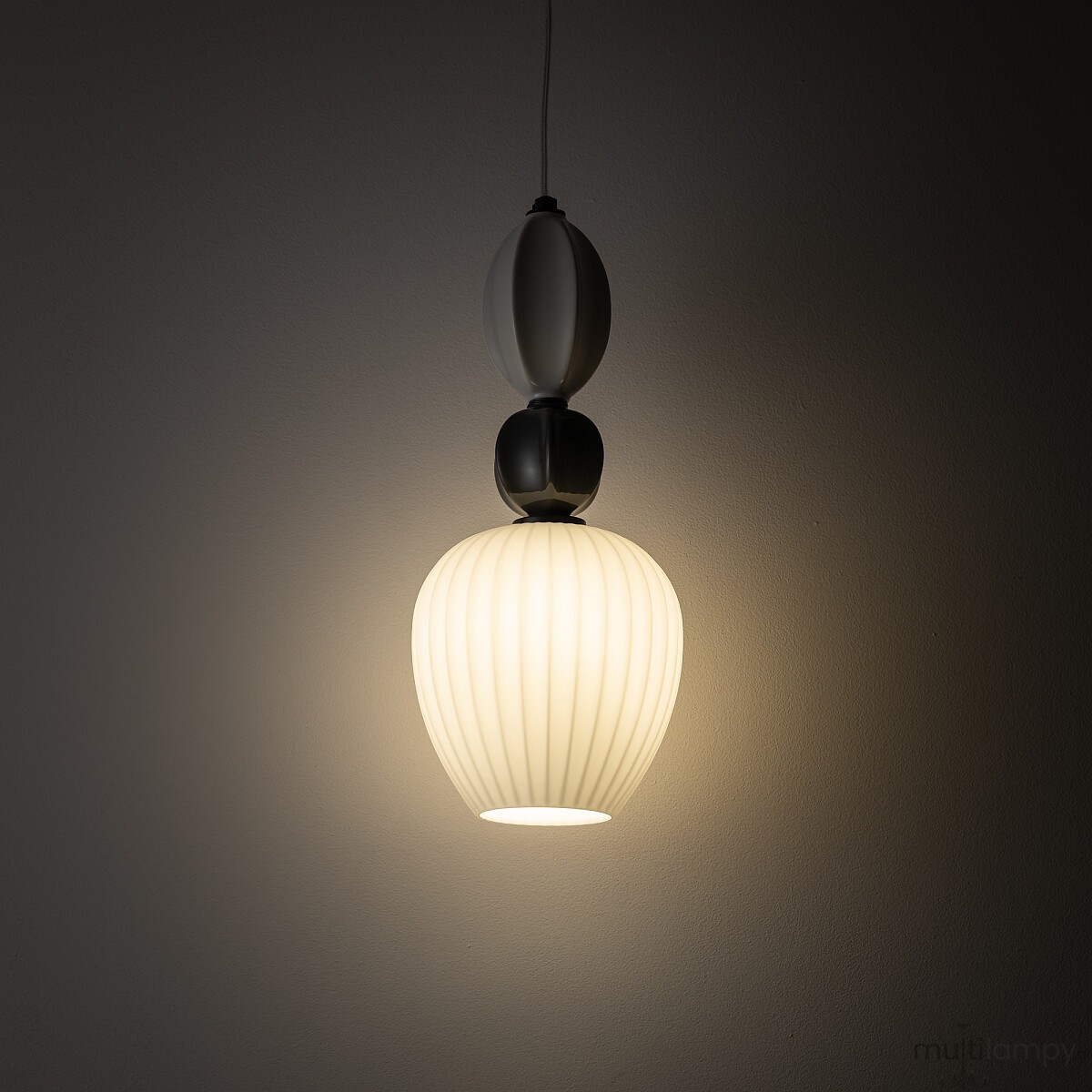 Corals lampa wisząca 1xE27 czarna 11974