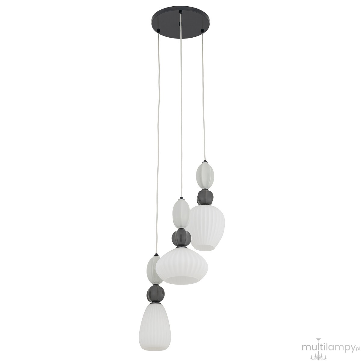Corals lampa wisząca 3xE27 czarna 11975