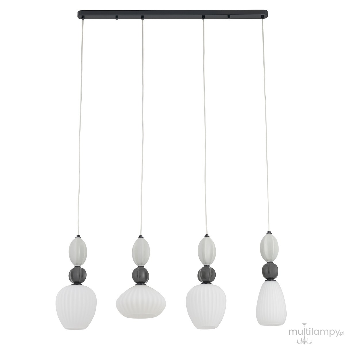 Corals lampa wisząca 4xE27 czarna 11976