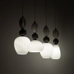 Corals lampa wisząca 4xE27 czarna 11976