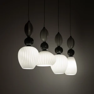 Corals lampa wisząca 4xE27 czarna 11976
