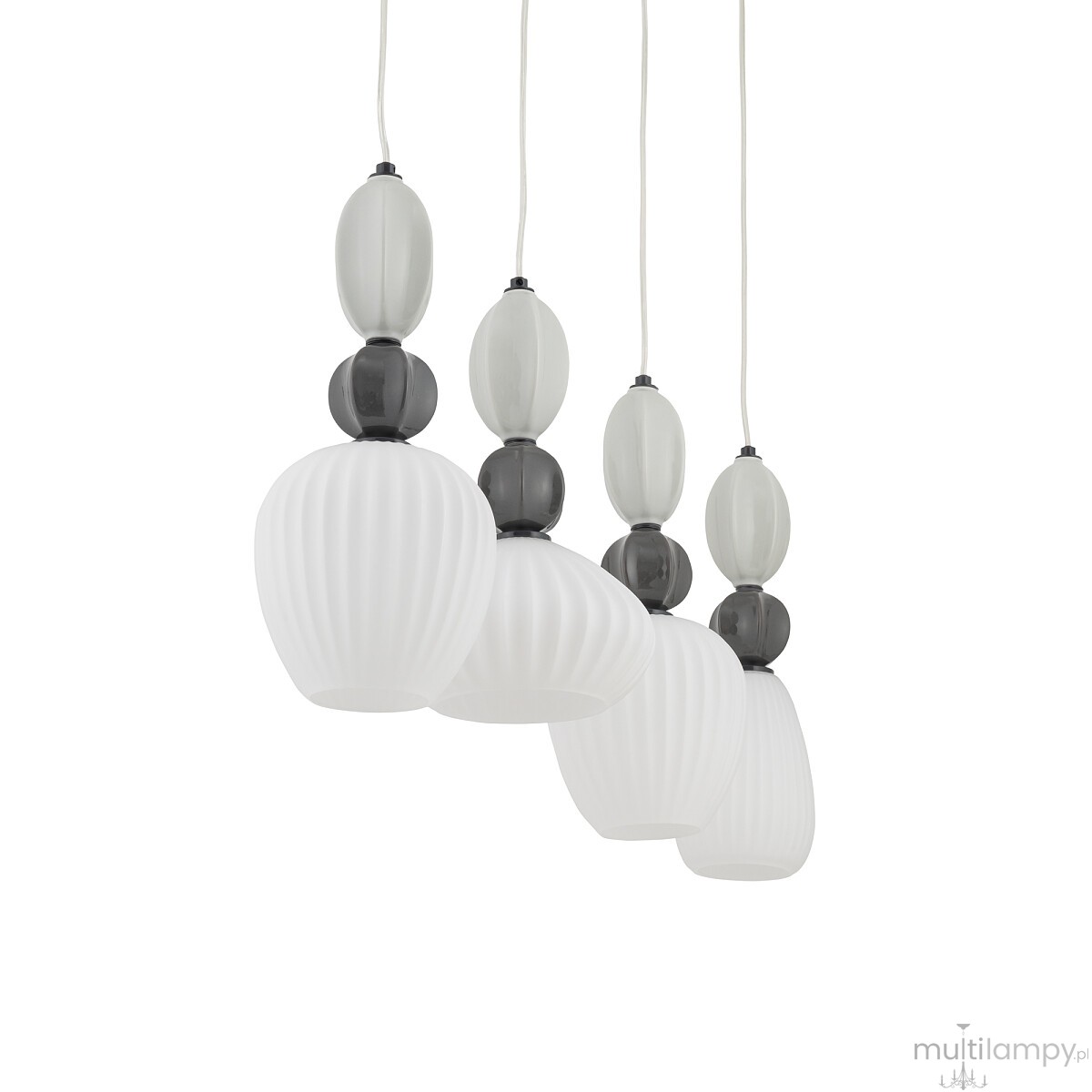 Corals lampa wisząca 4xE27 czarna 11976