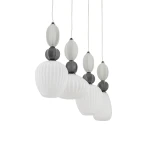 Corals lampa wisząca 4xE27 czarna 11976