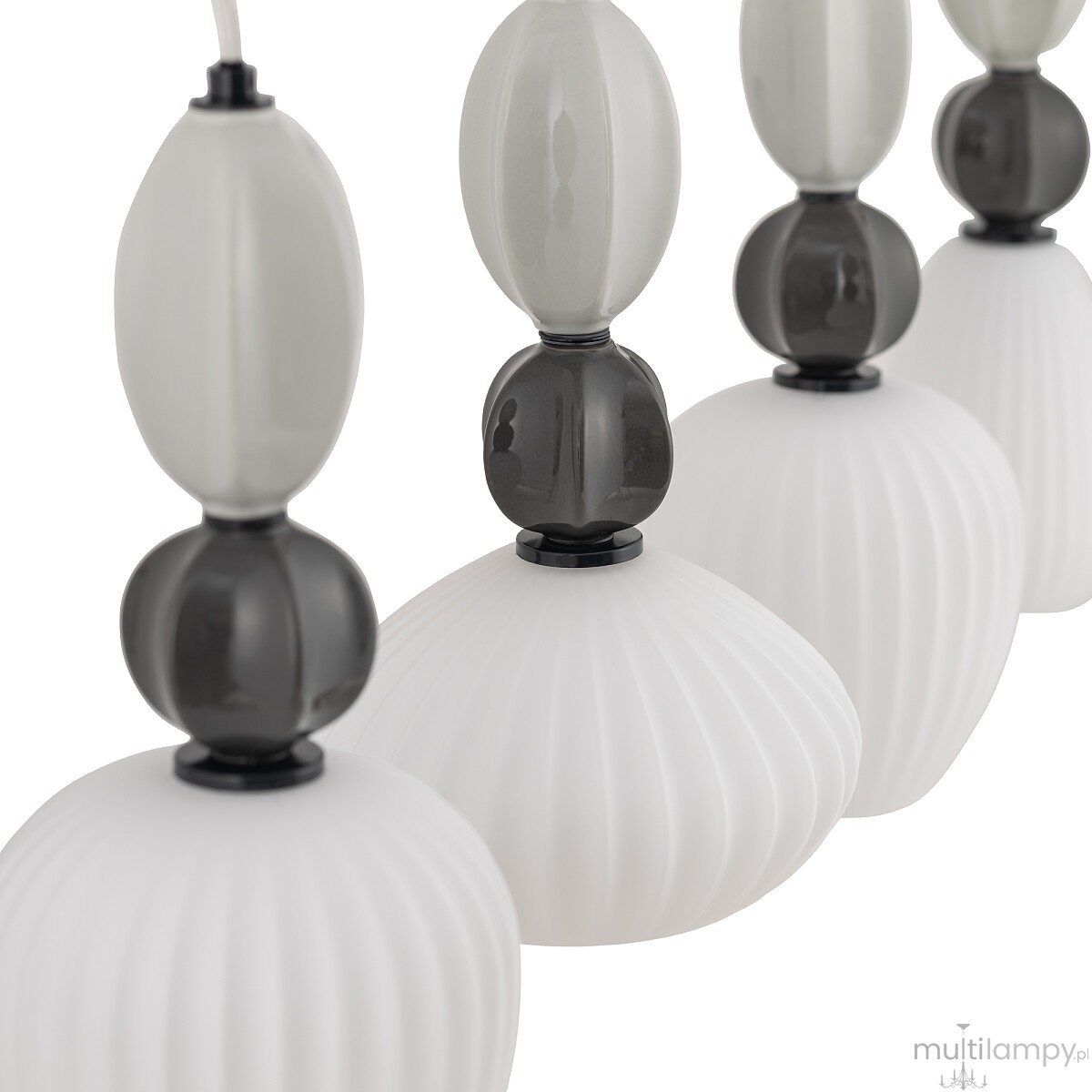 11976-1-3.Corals lampa wisząca 4xE27 czarna 11976