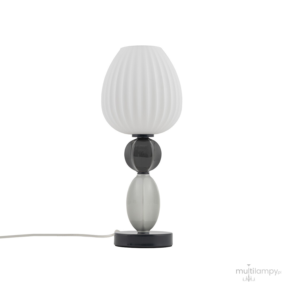 Corals lampka stołowa 1xE27 czarna 11978