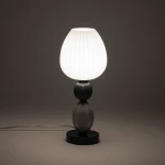 Corals lampka stołowa 1xE27 czarna 11978
