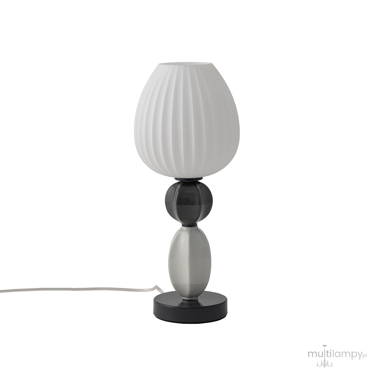 Corals lampka stołowa 1xE27 czarna 11978