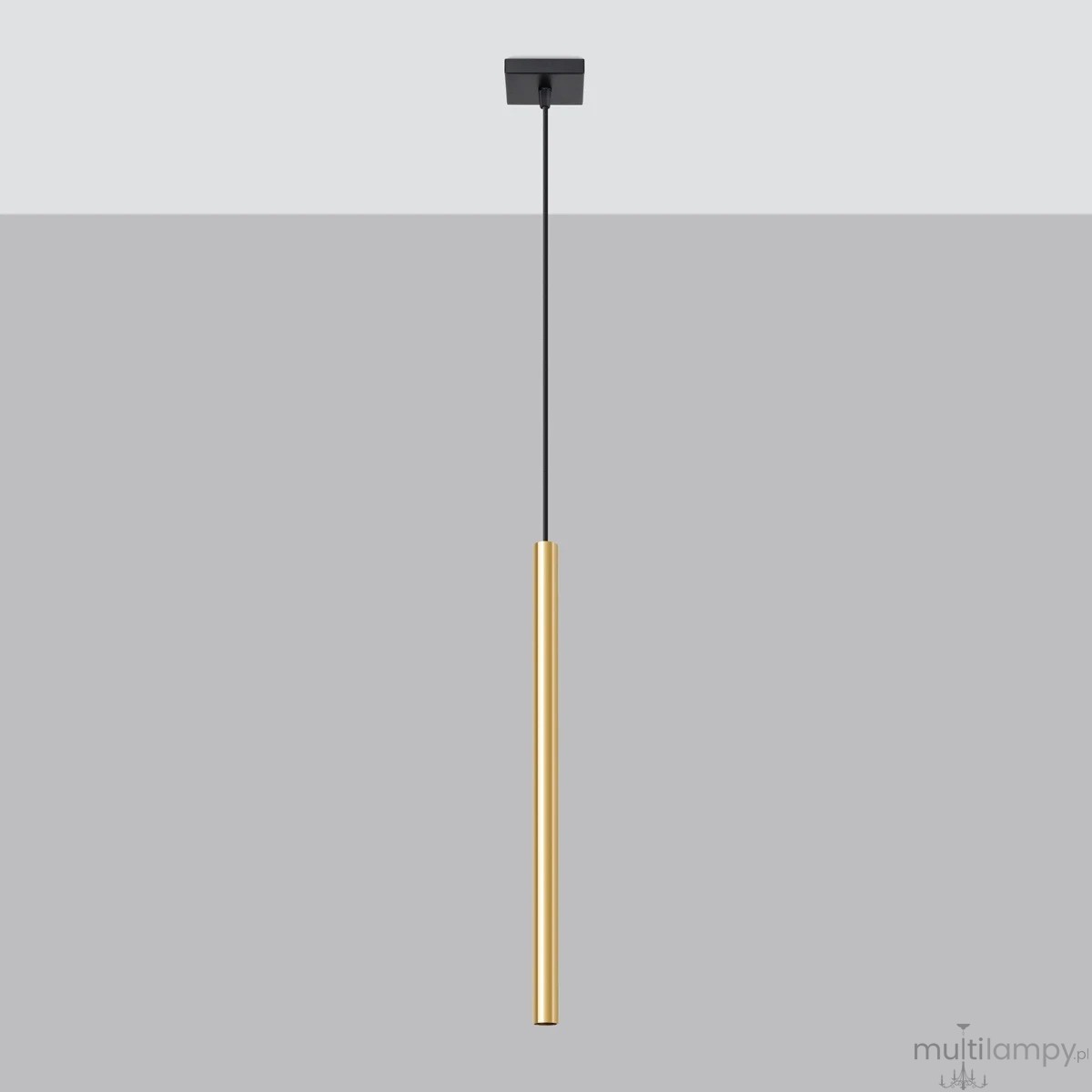 Pastelo lampa wisząca G9 czarna złoty połysk SL.1195