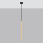 Pastelo lampa wisząca G9 czarna złoty połysk SL.1195