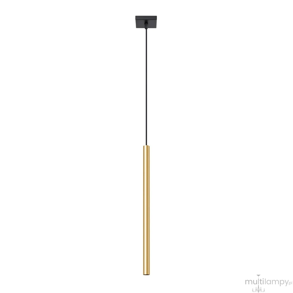 Pastelo lampa wisząca G9 czarna złoty połysk SL.1195