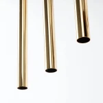 Pastelo lampa wisząca 3xG9 czarna złoty połysk SL.1196