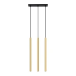 Pastelo lampa wisząca 3xG9 czarna złoty połysk SL.1196