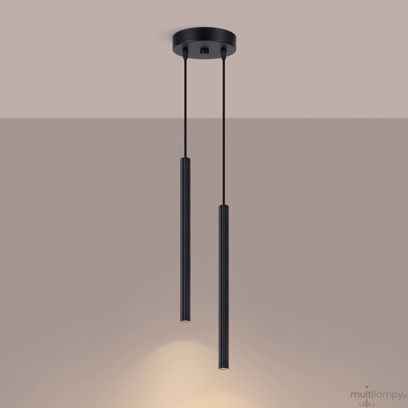 Arche lampa wisząca 2xG9 czarna SL.1867