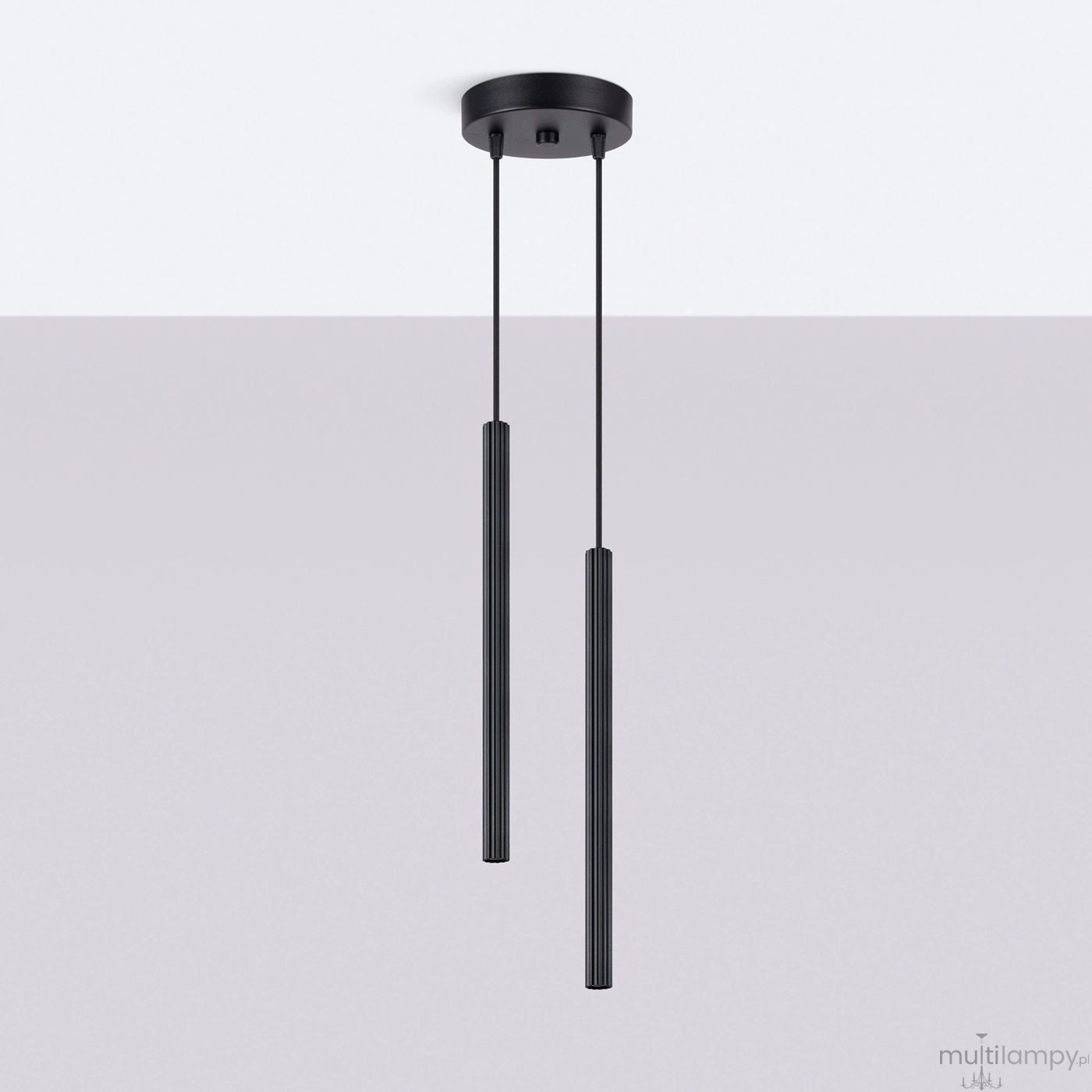Arche lampa wisząca 2xG9 czarna SL.1867