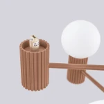 Halo żyrandol 6xG9 mocca SL.1834