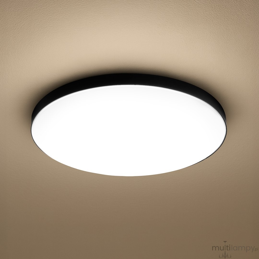 Slimi plafon LED D37 IP40/24W/4000K czarny ML9089
