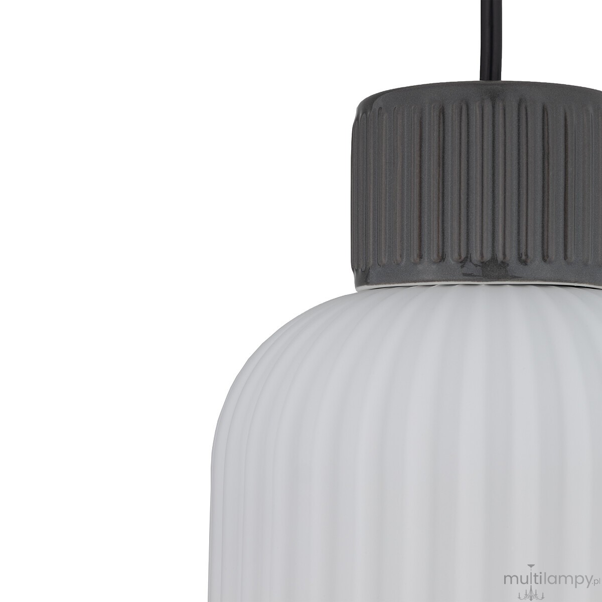 Aurora A lampa wisząca 1xE27 szara 11969