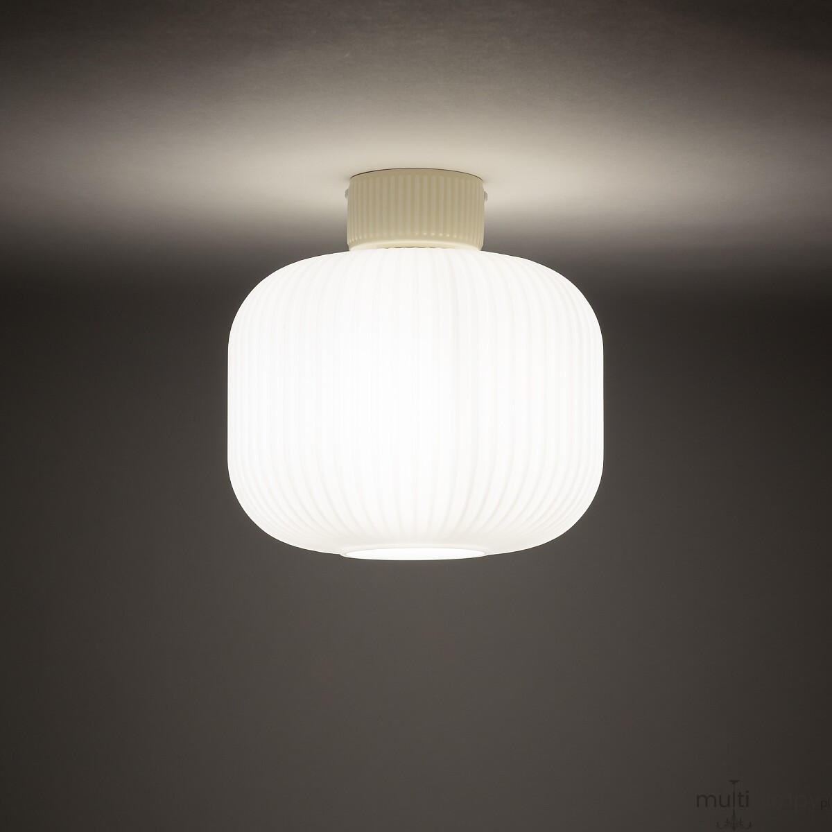 Aurora lampa sufitowa 1xE27 beżowa 11970
