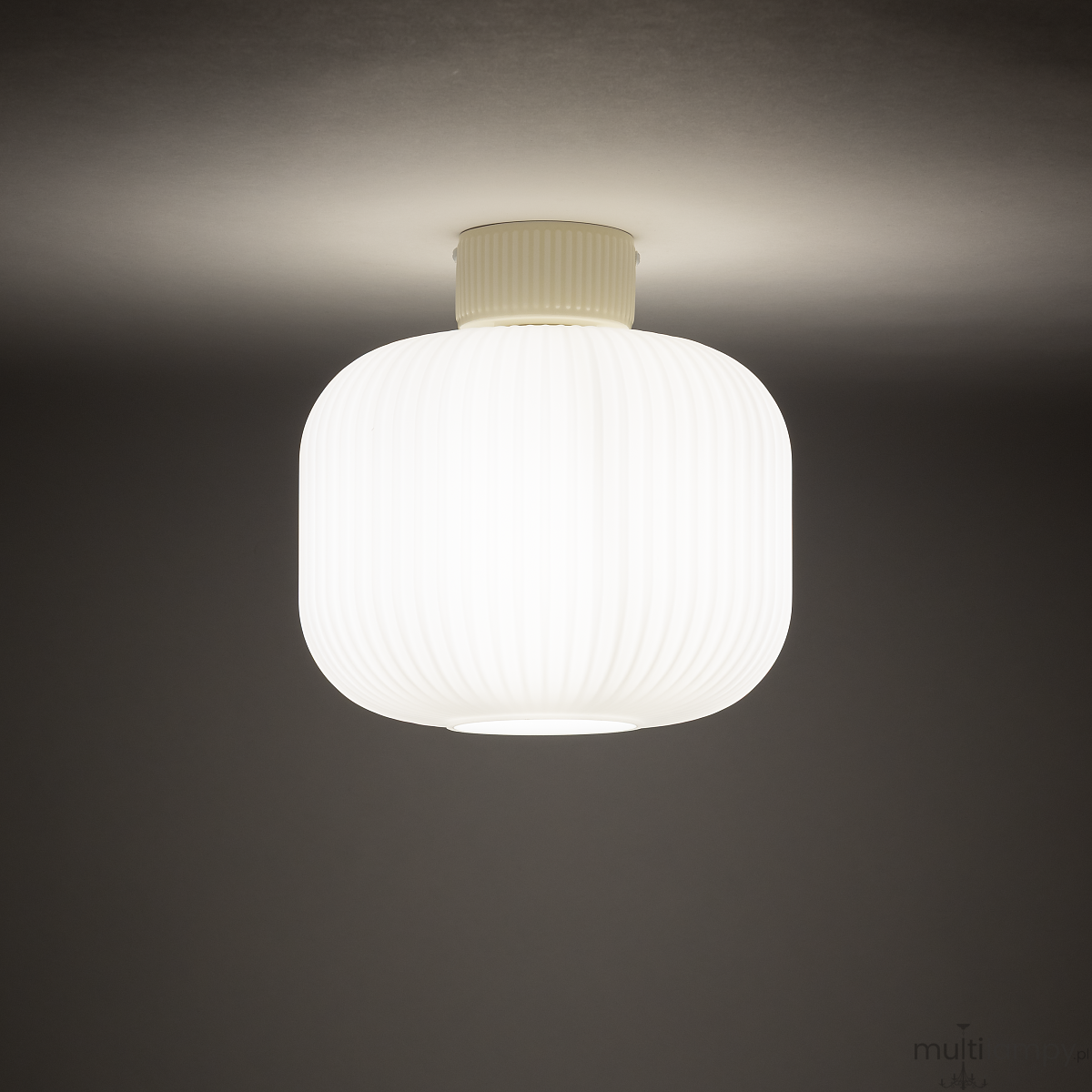 Aurora lampa sufitowa 1xE27 beżowa 11970