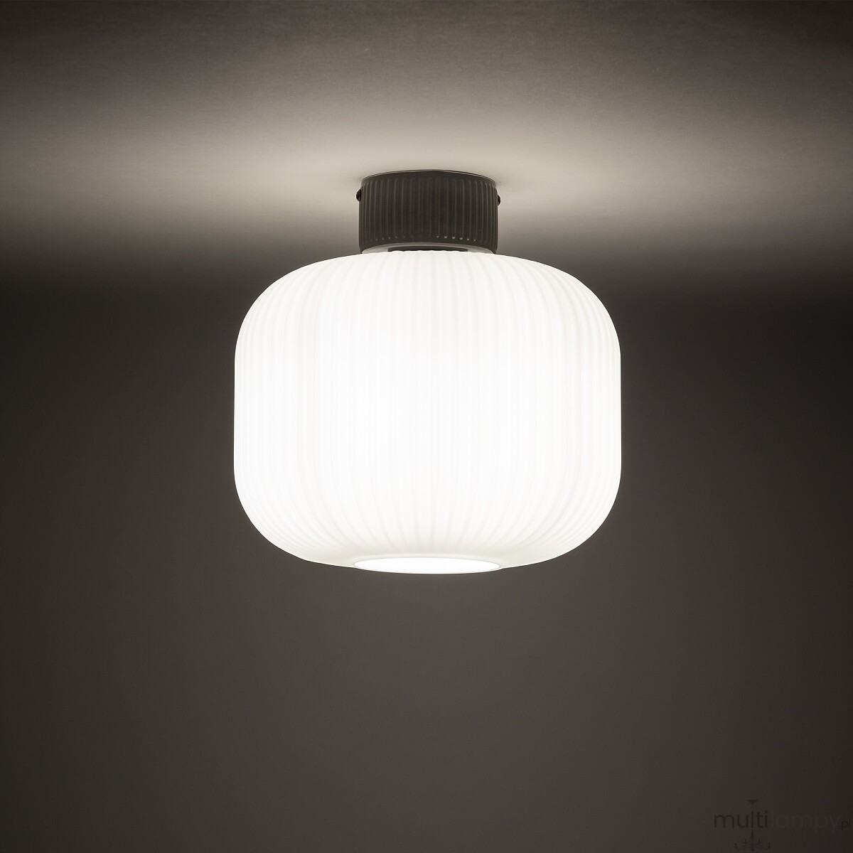 Aurora lampa sufitowa 1xE27 szara 11971