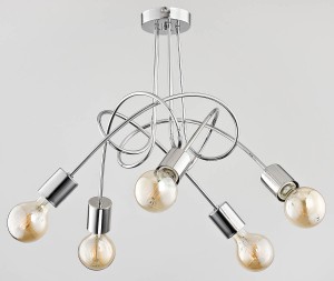 Tango lampa wisząca 5-punktowa chrom 24465