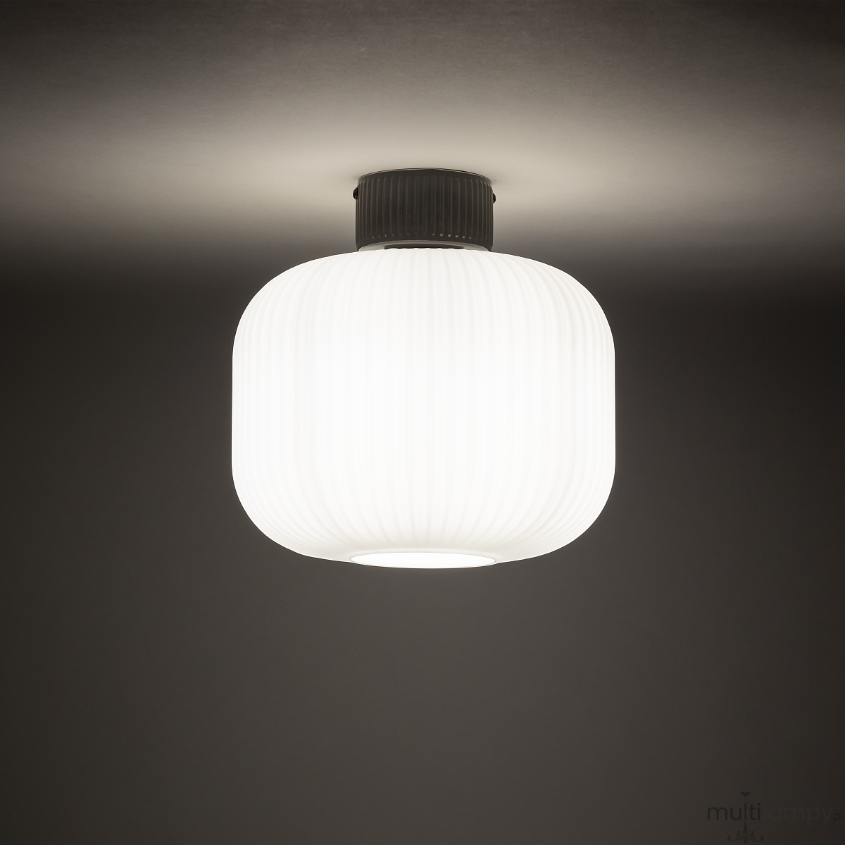 Aurora lampa sufitowa 1xE27 szara 11971