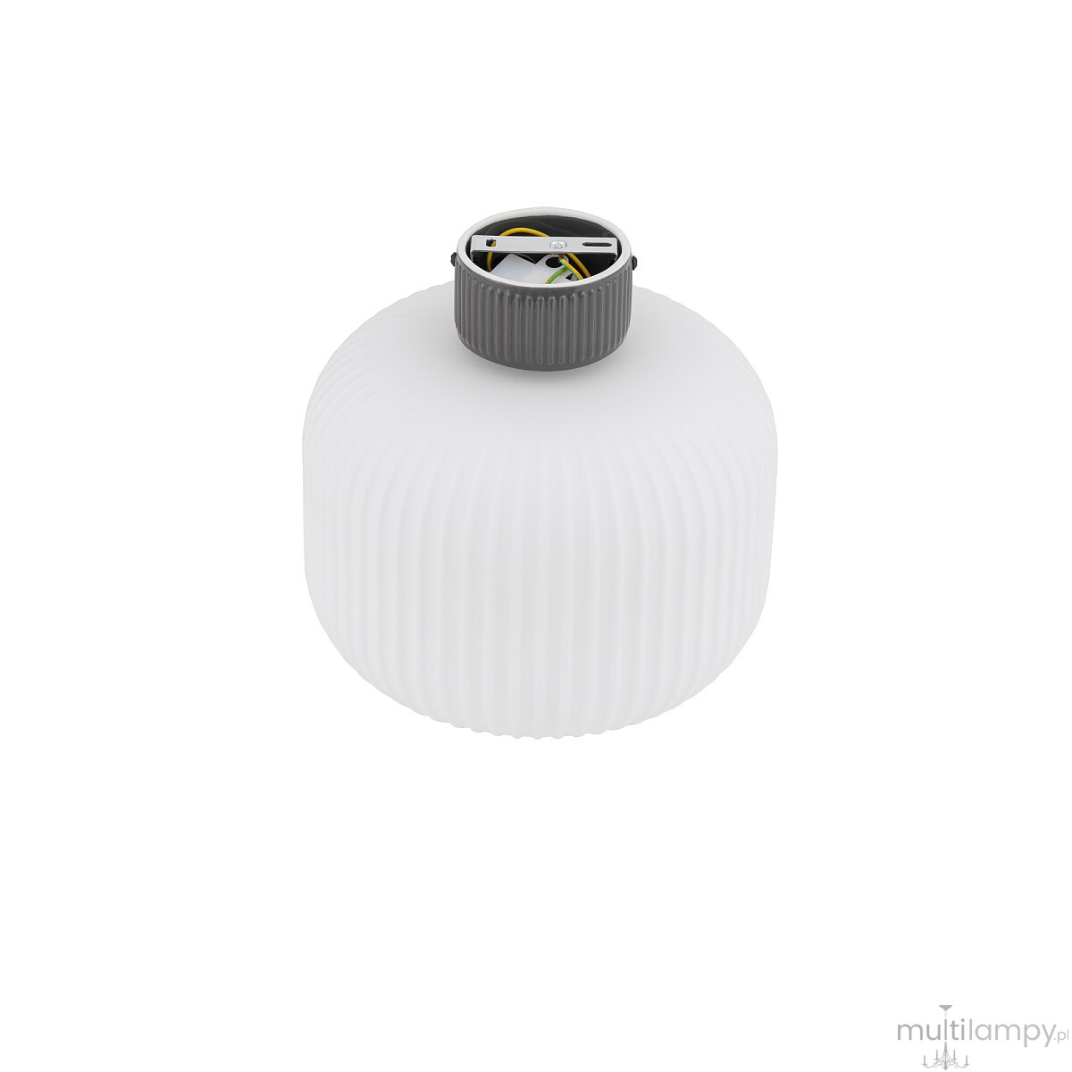 Aurora lampa sufitowa 1xE27 szara 11971