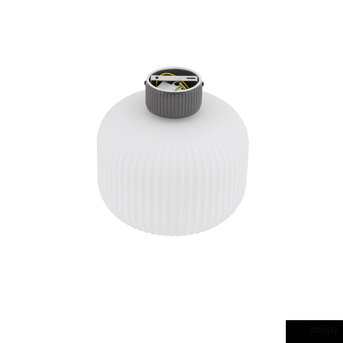 Aurora lampa sufitowa 1xE27 szara 11971