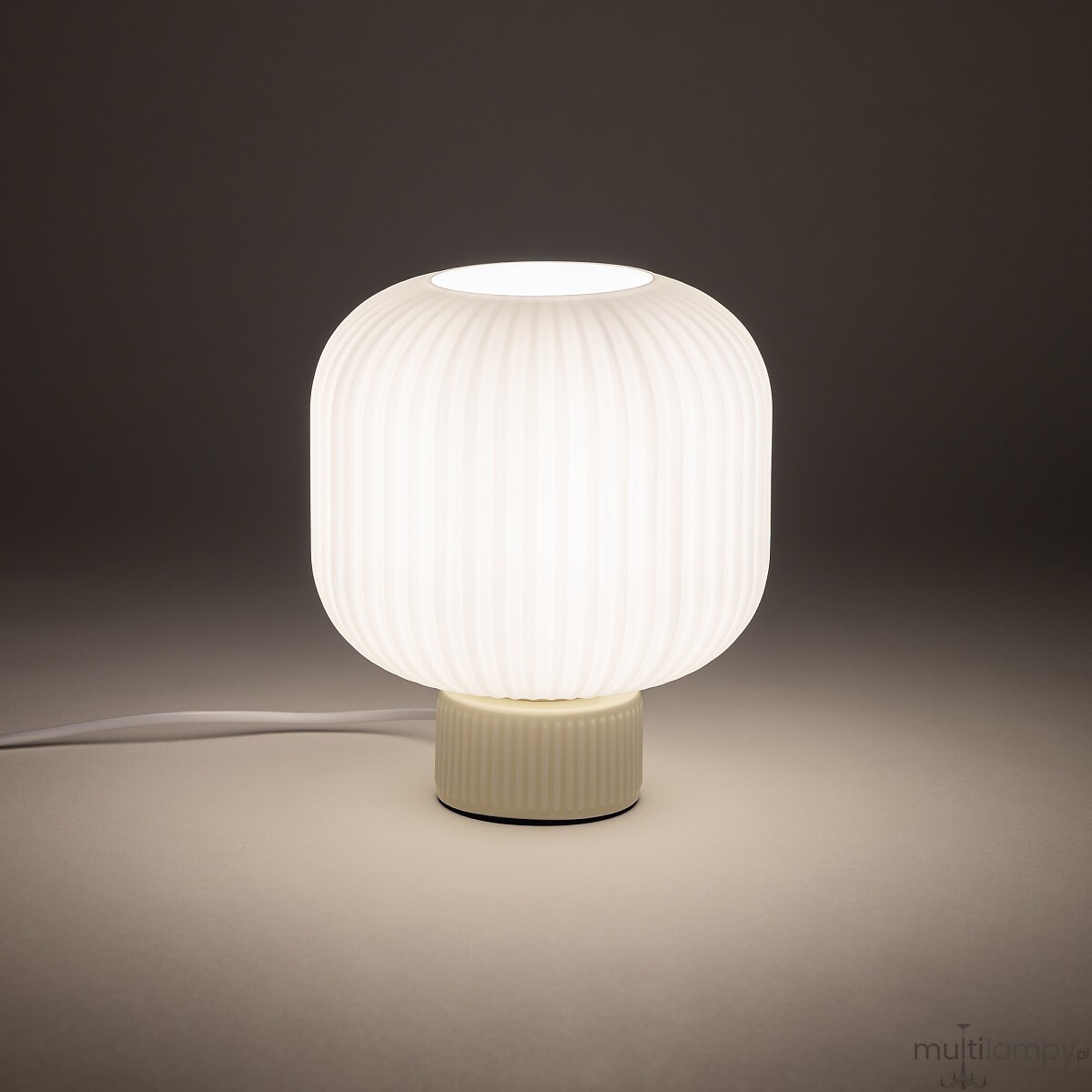Aurora lampa stołowa 1xE27 beżowa 11972