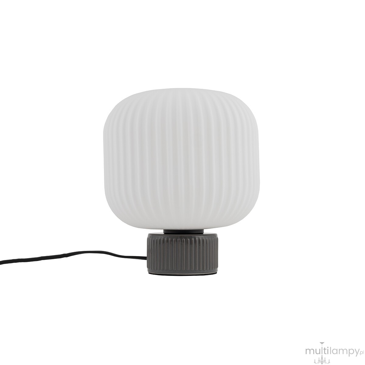 Aurora lampa stołowa 1xE27 szara 11973