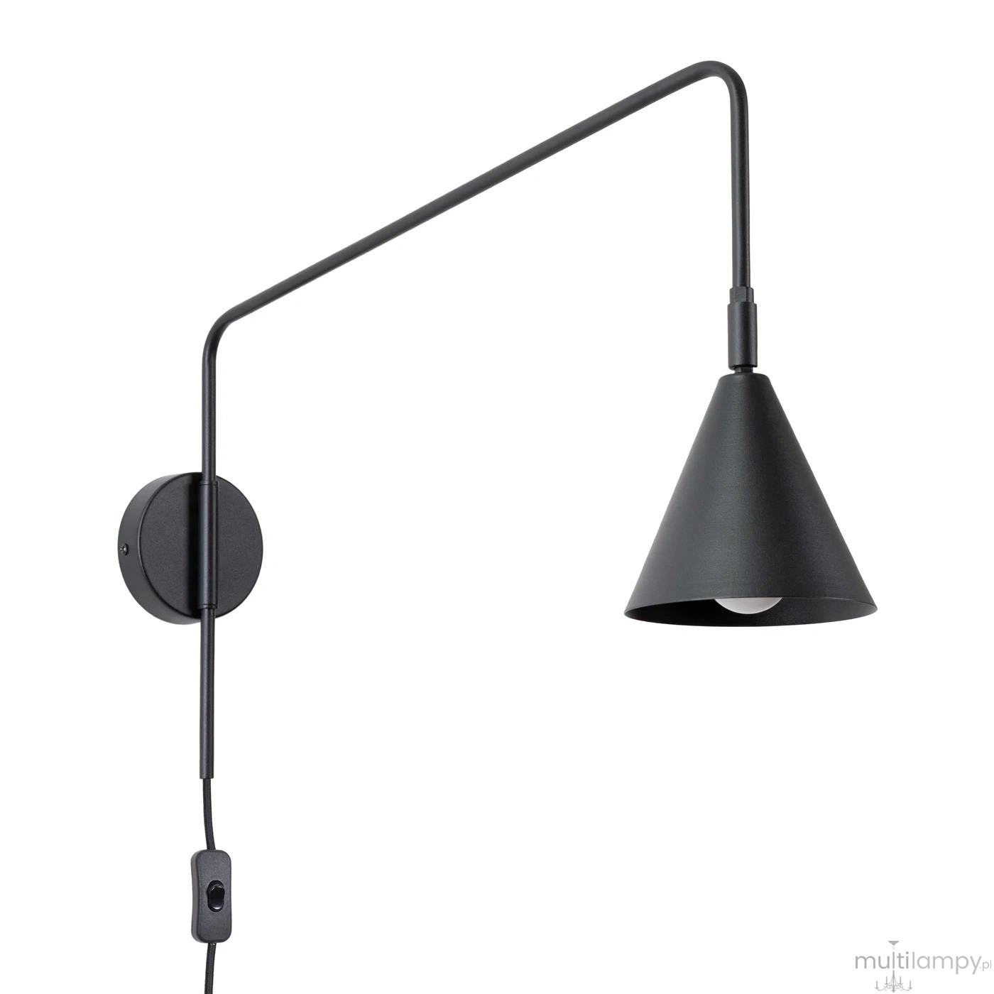 Nox kinkiet E14 czarny SL.1697