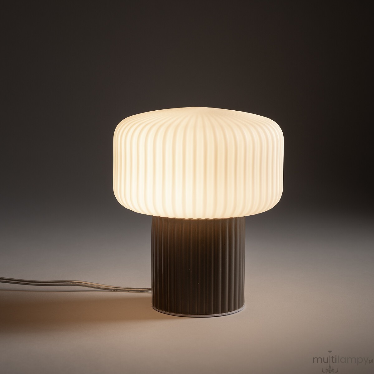 Tika lampka stołowa 1xE27 brązowa 11979