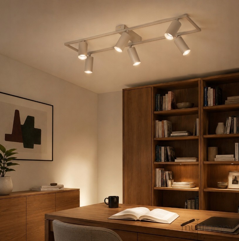 Bumo lampa sufitowa spot 6xGU10 beżowa