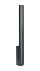 Langer 60 kinkiet zewnętrzny elewacyjny LED 12W 4000K czarny
