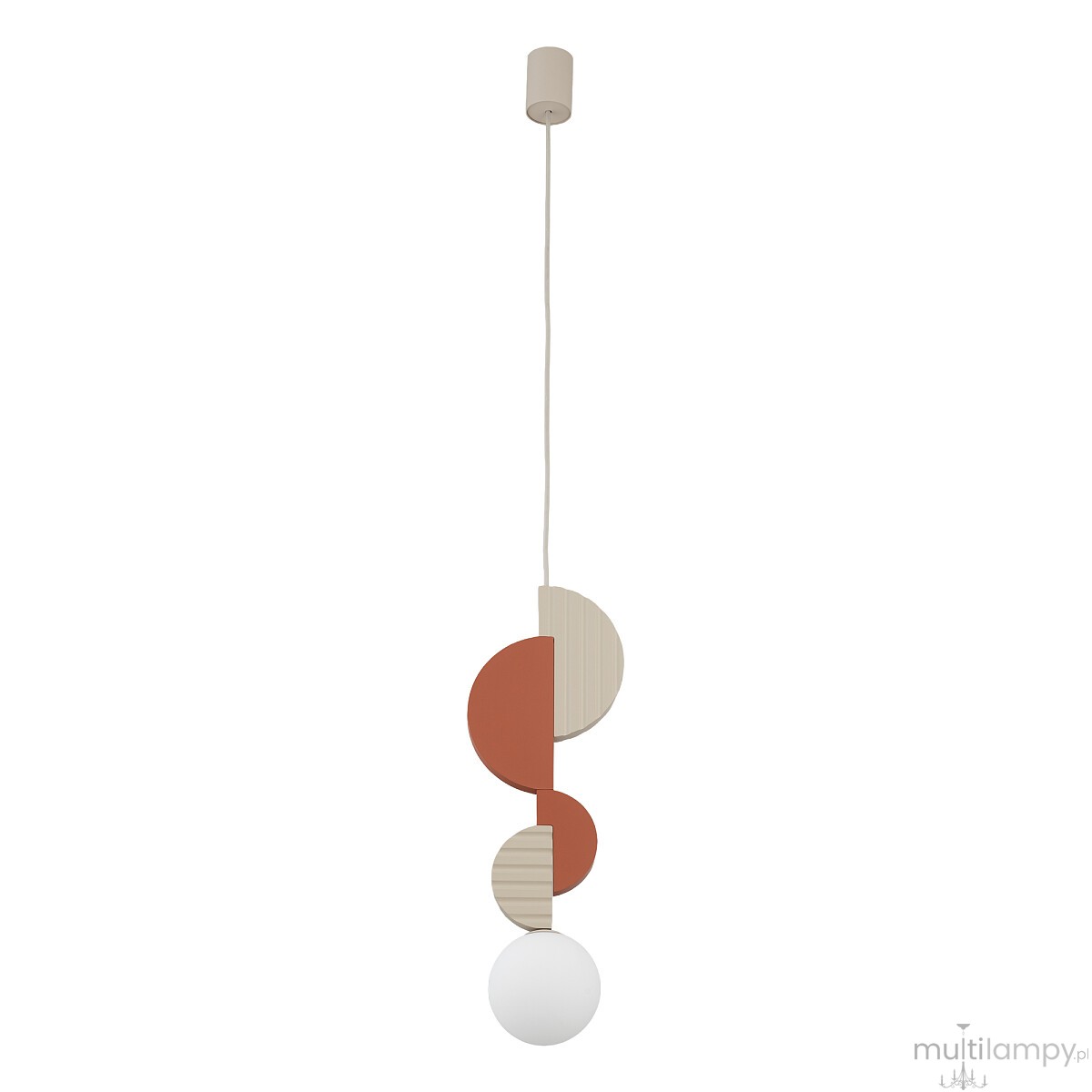 Drops Color A lampa wisząca 1xG9 beżowa/terakota 11194