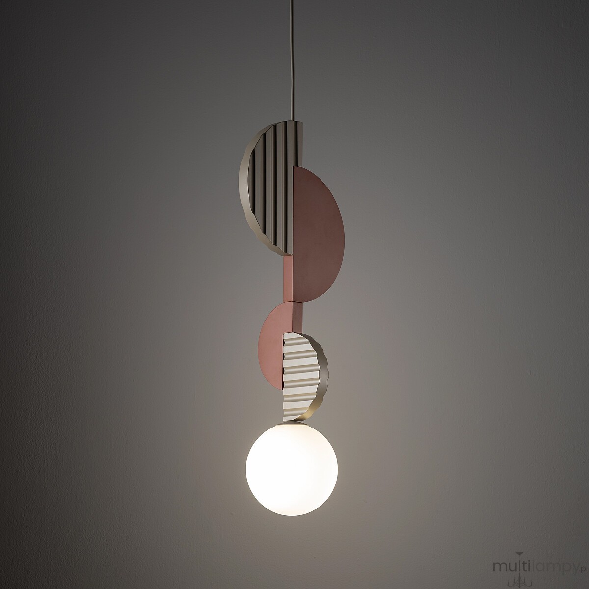 Drops Color A lampa wisząca 1xG9 beżowa/terakota 11194