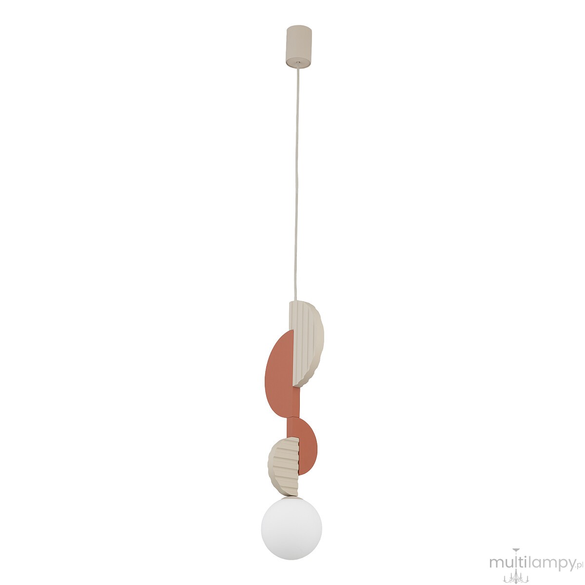 Drops Color A lampa wisząca 1xG9 beżowa/terakota 11194
